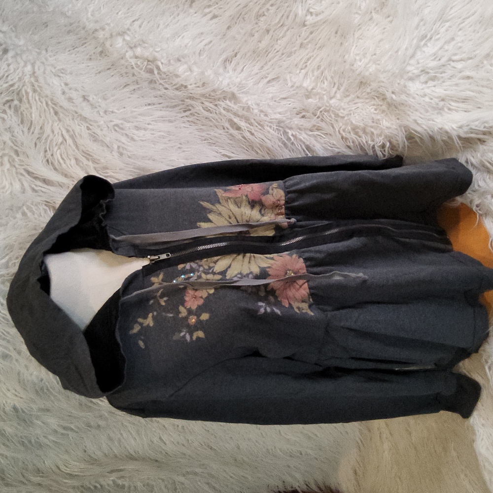 NWT vintage vntg Torrid Crafty Couture Babydoll Hoodie Hoody 1 14/16